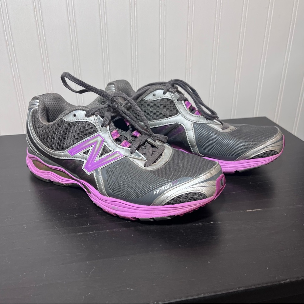 New Balance Gray and Pink Women's Athletic Shoes